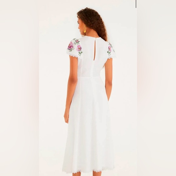 FARM Rio Embroidered Flowers White Dress - Picture 4 of 6